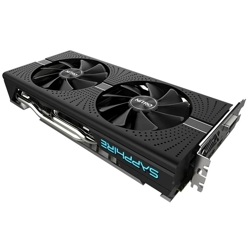 Sapphire-tarjeta gráfica RX580, 8GB, Nitro + VGA, RX 580, RX 590, 8GB, GPU
