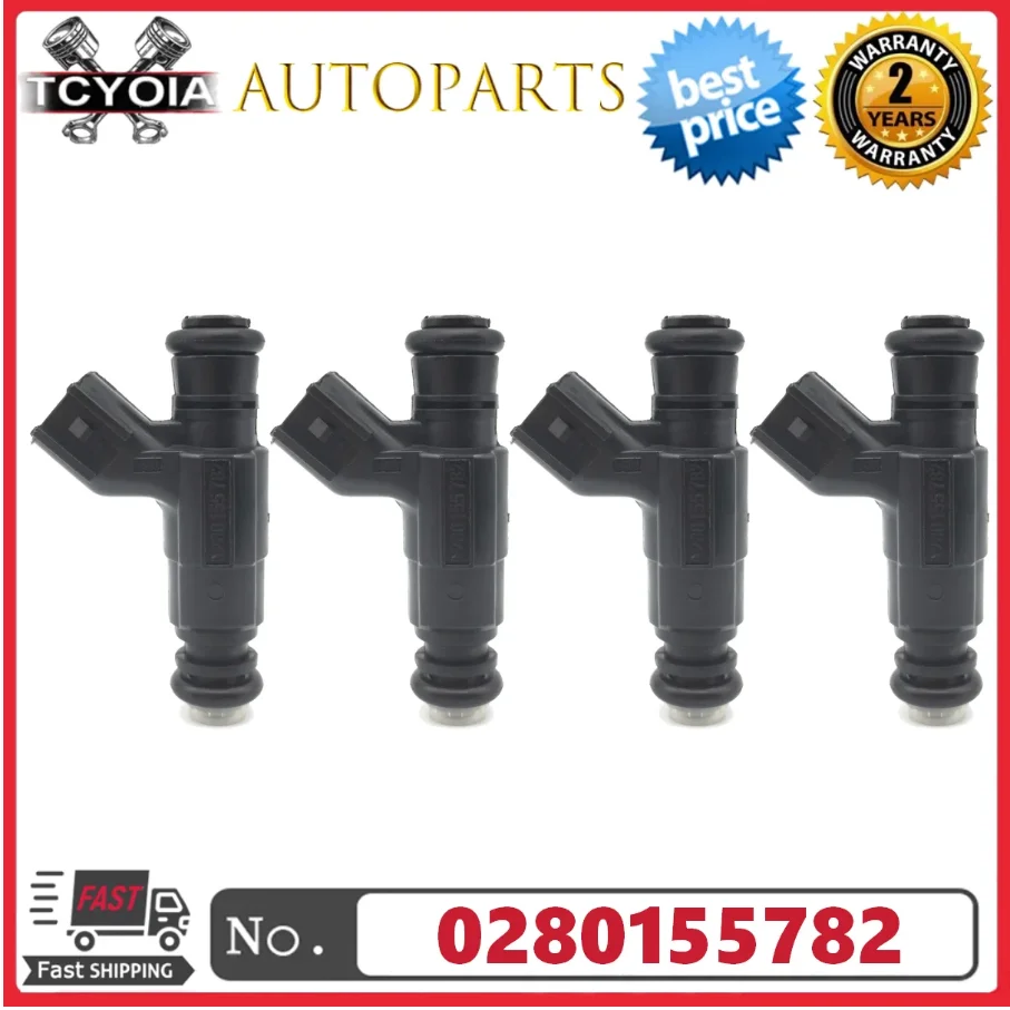 4pcs/lot Fuel Injectors 0280155782 04669772 For 1998-2000 Plymouth Neon Breeze Dodge Stratus Neon Chrysler Cirrus 2.0L L4