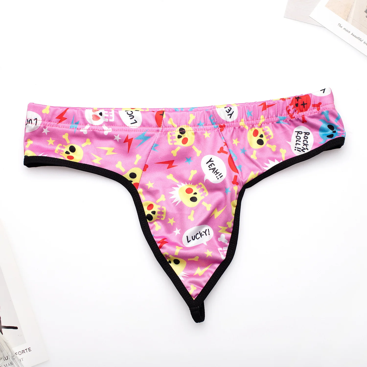 Sexy Underwear for Women Seductive Funny T Back Thongs Personalized Printed Cartoon Girl Fashion Bottom Shorts Panties G Strings