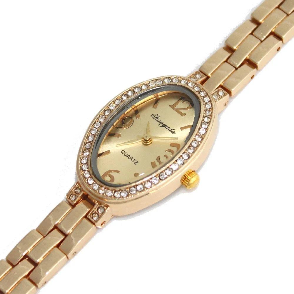 Quartz Watch Women Watch Ladies Wrist Watches Rhinestones Analog Clock