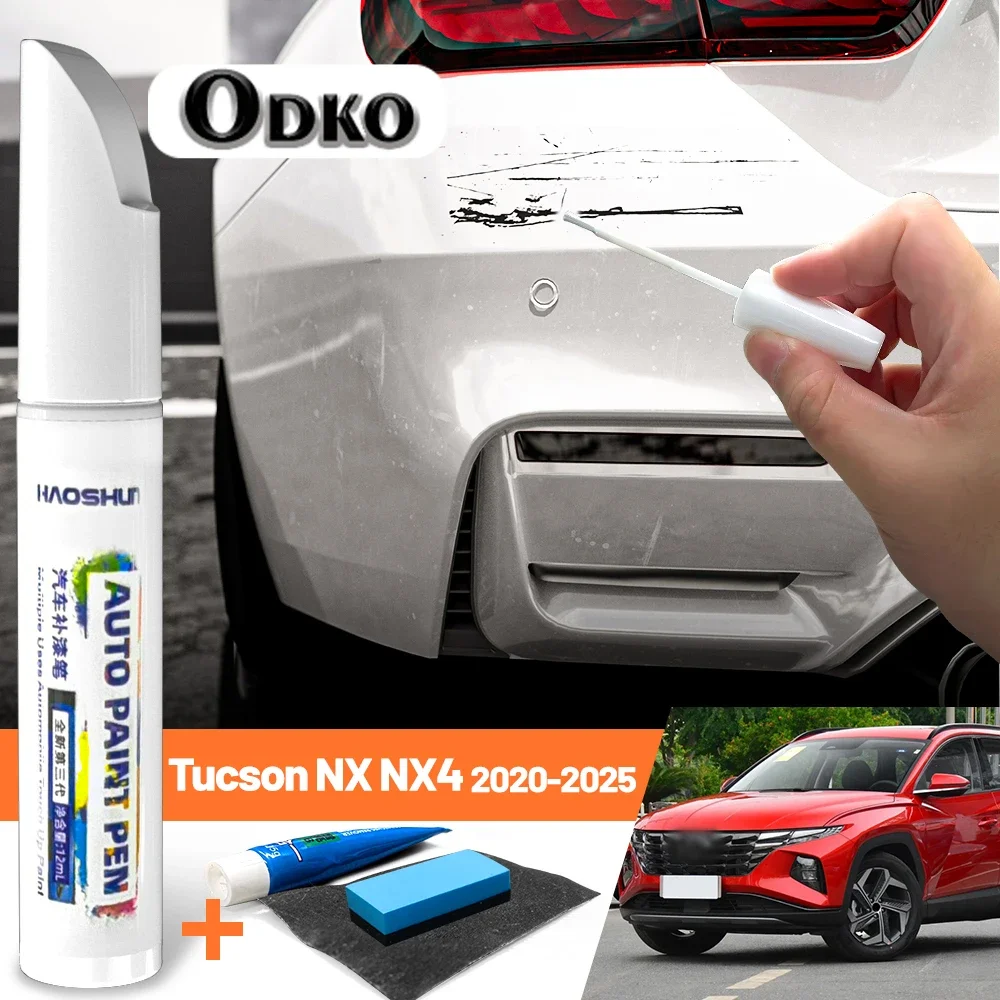 

Car Paint Pen Paint Care Scratch Repair Wax Painting Scratch Remover For Hyundai Tucson NX MK4 2020-2025 2021 2022 2023 2024