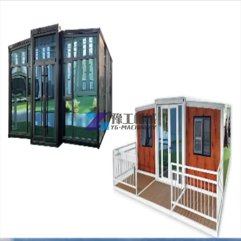 Ready-Made Luxury Villa Container House Australia\'s Prefabricated Modular Expandable Tiny Homes Steel Construction Home Office