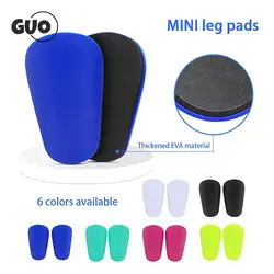 Shock Absorbing Mini Shin Pad, Protetor de Perna, Leve, Portátil, Treinamento de Futebol, Shank Board, Resistente ao Desgaste, Novo, 1 Par