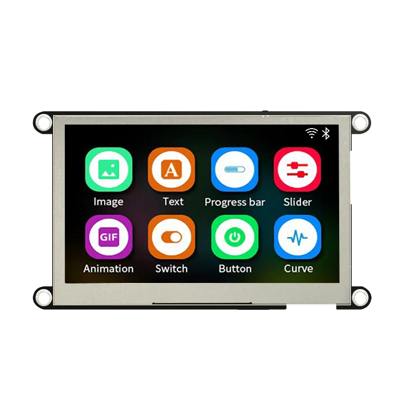 modulo de exibicao lcd com wifi e bluetooth guition esp32 s3 8m psram 4m flash ips 480x272 43 01