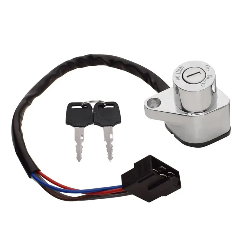 Motorcycle Ignition Switch Fuel Tank Cap Seat Lock Kit 51049-0003 27005-1188 For Kawasaki Vulcan 800 VN800 2002-2005
