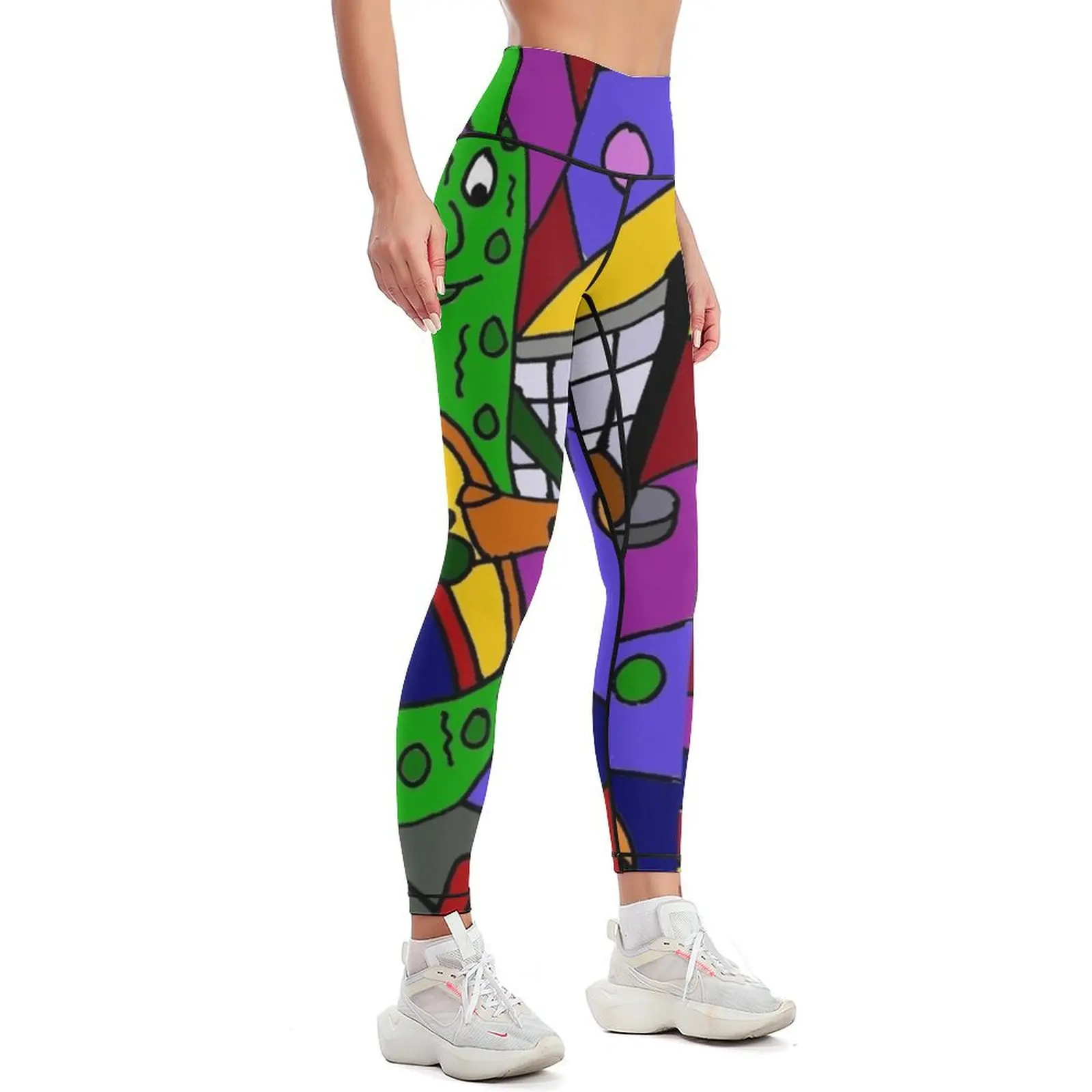 Cool Pickle Playing Pickleball Paddle Guitar Leggings Sweatpants Sports pants woman Clothing fitness Womens Leggings