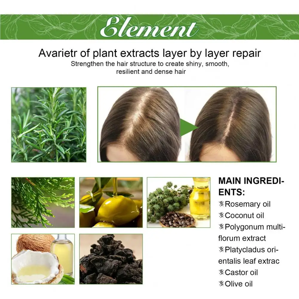 Natural Hair Care Oil Rosemary Hair Essential Oil Rosemary Essential Oil for Hair Growth Strengthening Nourishing Scalp for Dry