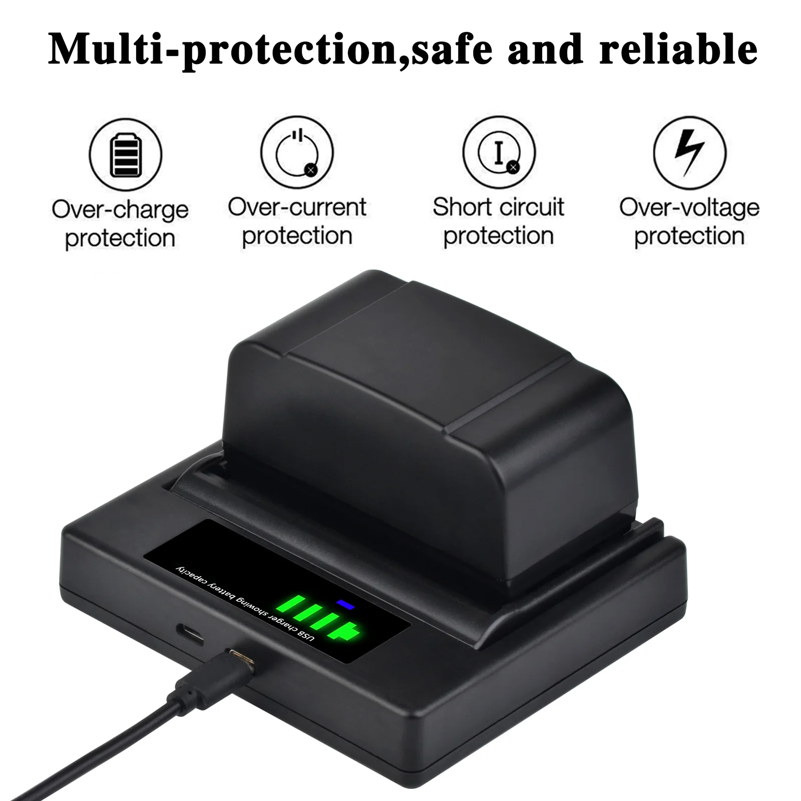 بطارية عالمية لـ JVC BN-V14U BN-V18U BN-V22U BN-V25U؛ باناسونيك PV-BP17 VW-VBS1 VW-VBS2؛ سوني NP-55H NP-66H NP-98 NP-98D