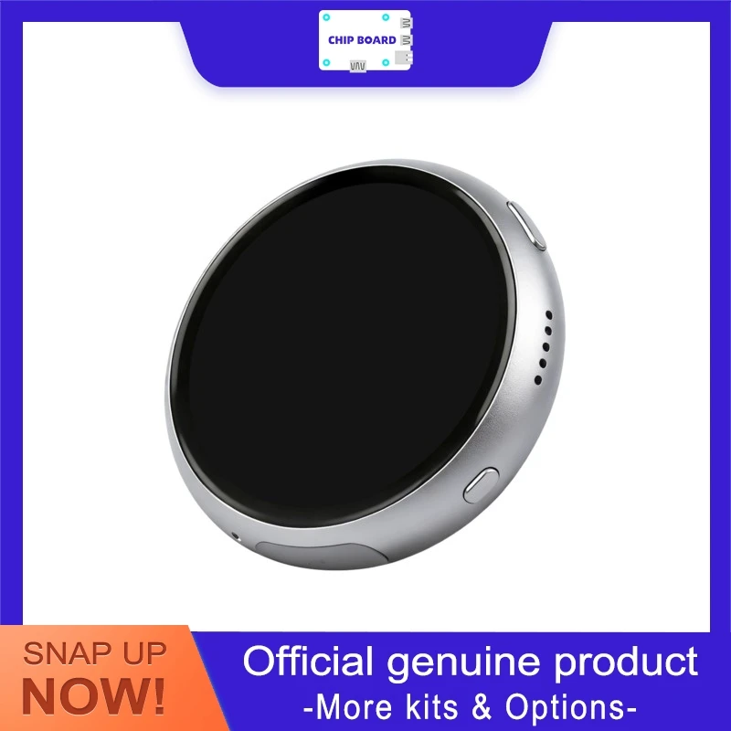 

Плата Waveshare ESP32-S3 с 1,75-дюймовым AMOLED-дисплеем, сенсорным управлением, корпусом из сплава и двумя микрофонами