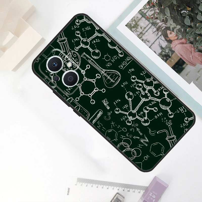 Vintage Chemistry Laboratory Case For OPPO Reno 10 Pro 11 F 8T 4Z 5Z 4 5 6 7 8 Lite OPPO Find X5 X6 Pro X2 X3 Lite Cover