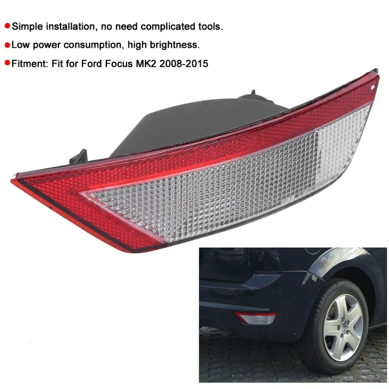 المصد الخلفي الأيمن ضوء الضباب 8M5115500AB مناسب لفورد فوكس MK2 2008-2015