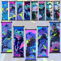 Cyberpunk Hanging Scroll Poster Home Decoration Art GiftLucy Movie Wallpaper Comic Wall Artwork Canvas Painting Picture Print