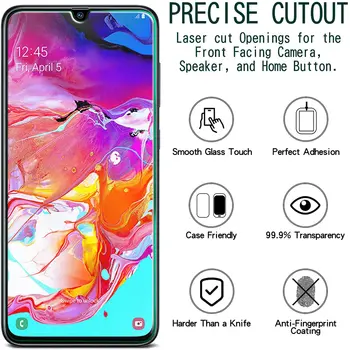 2/4 ks tvrzeného skla pro Samsung Galaxy A10 A10s SM-A105 SM-A107 Ochranná fólie na displej 8 nejlepší prodej displej galaxy a10 - №6