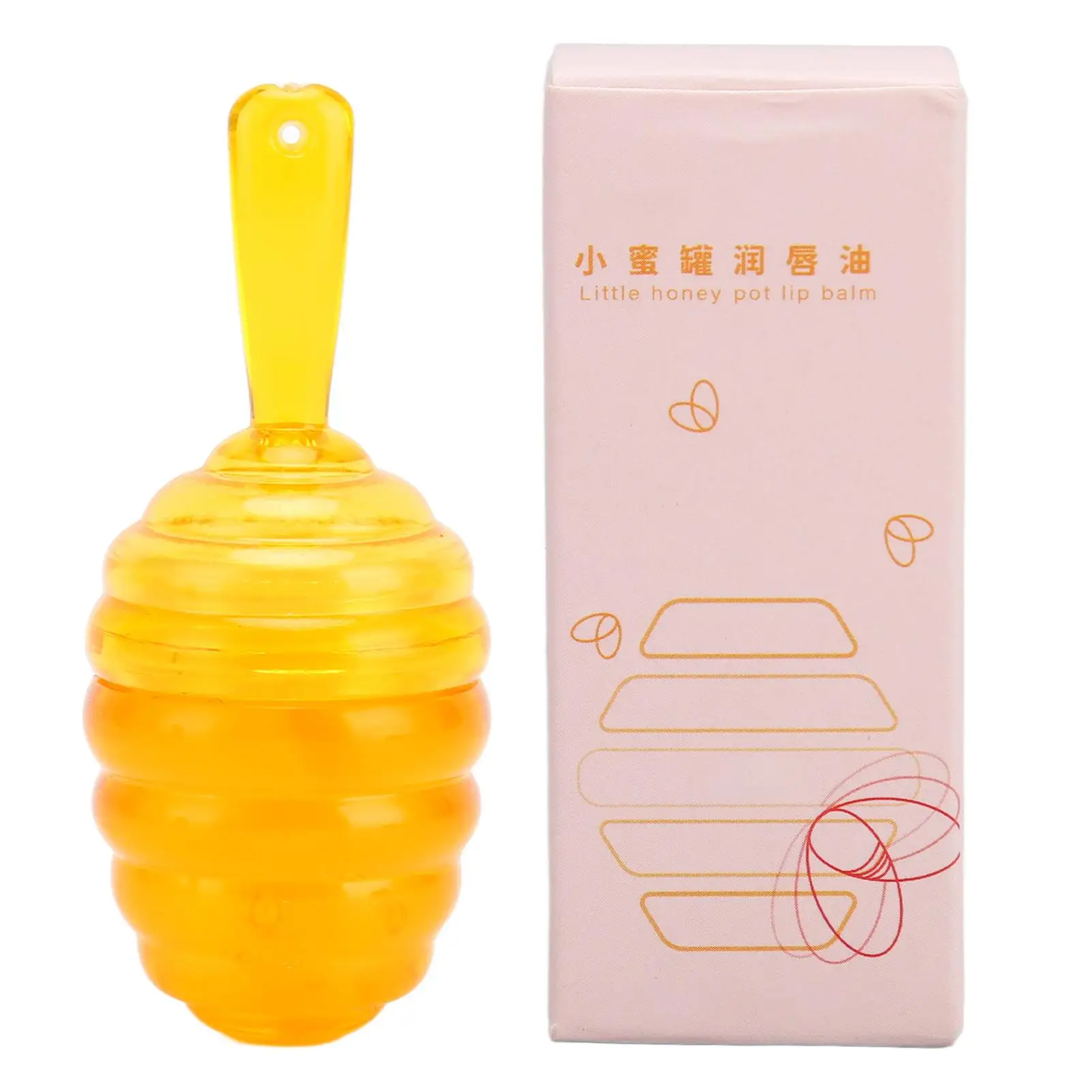 Bálsamo líquido alto hidratante duradouro do óleo labial do mel para o uso diário