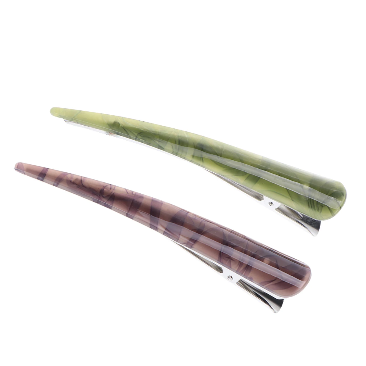 

2pcs Duckbill Clips Non-slip Hair Accessories for Women Styling Salon Metal Bobby Pins Barrettes Hair Dye Tools
