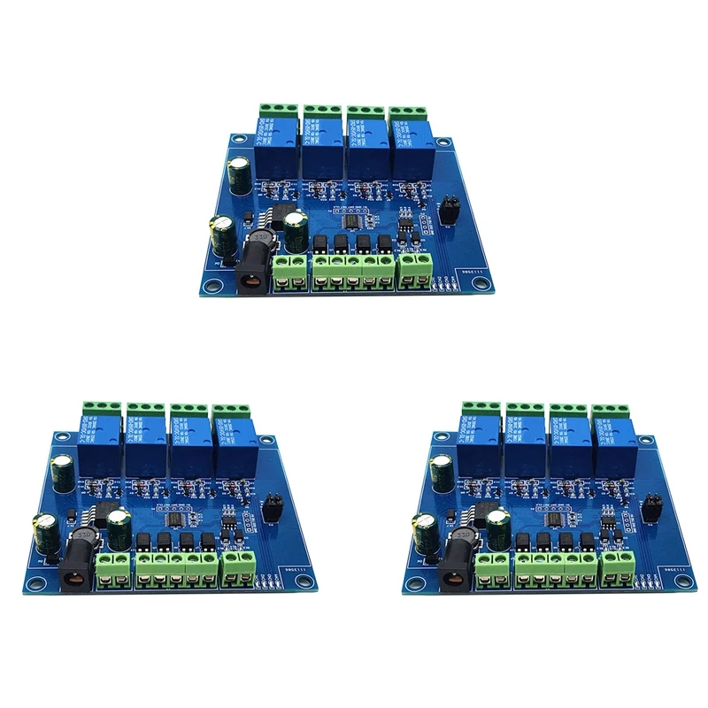 

RISE-3X Modbus RTU 4 Way Relay Module 7-24V Relay Module Switch RS485/TTL Input And Output With Anti Reverse Protection