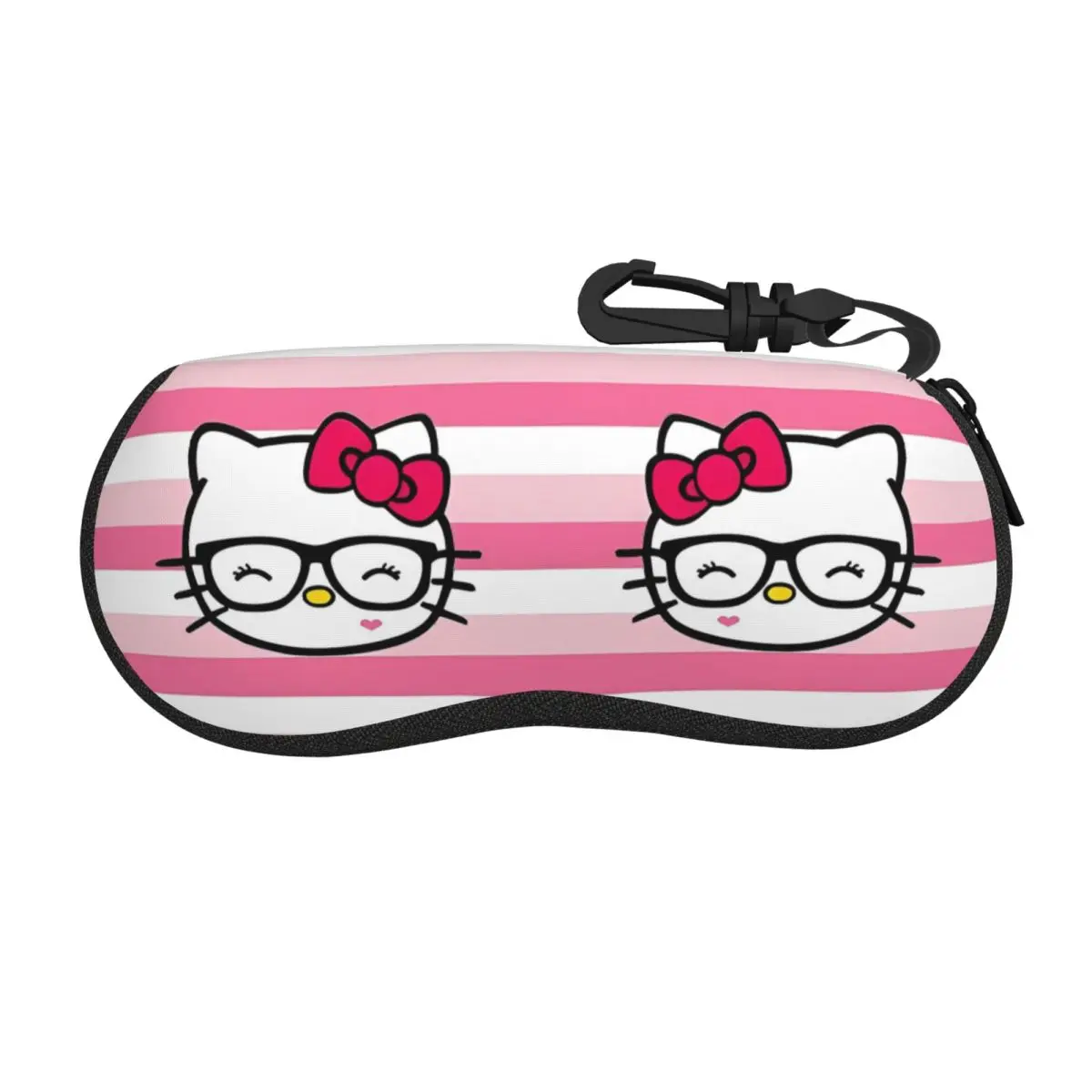 Hello Kitty Happily Glasses Case Unisex New Box Glasses Storage Box Office Eyewear Container