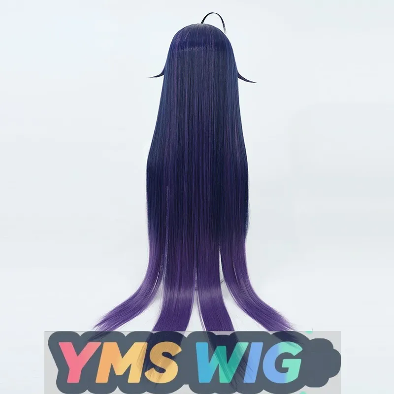 [Peluca YMS] Honkai Impact 3.o reina del trueno cien fantasmas cielo atardecer trueno ley hombre Cos peluca simulación cuero cabelludo