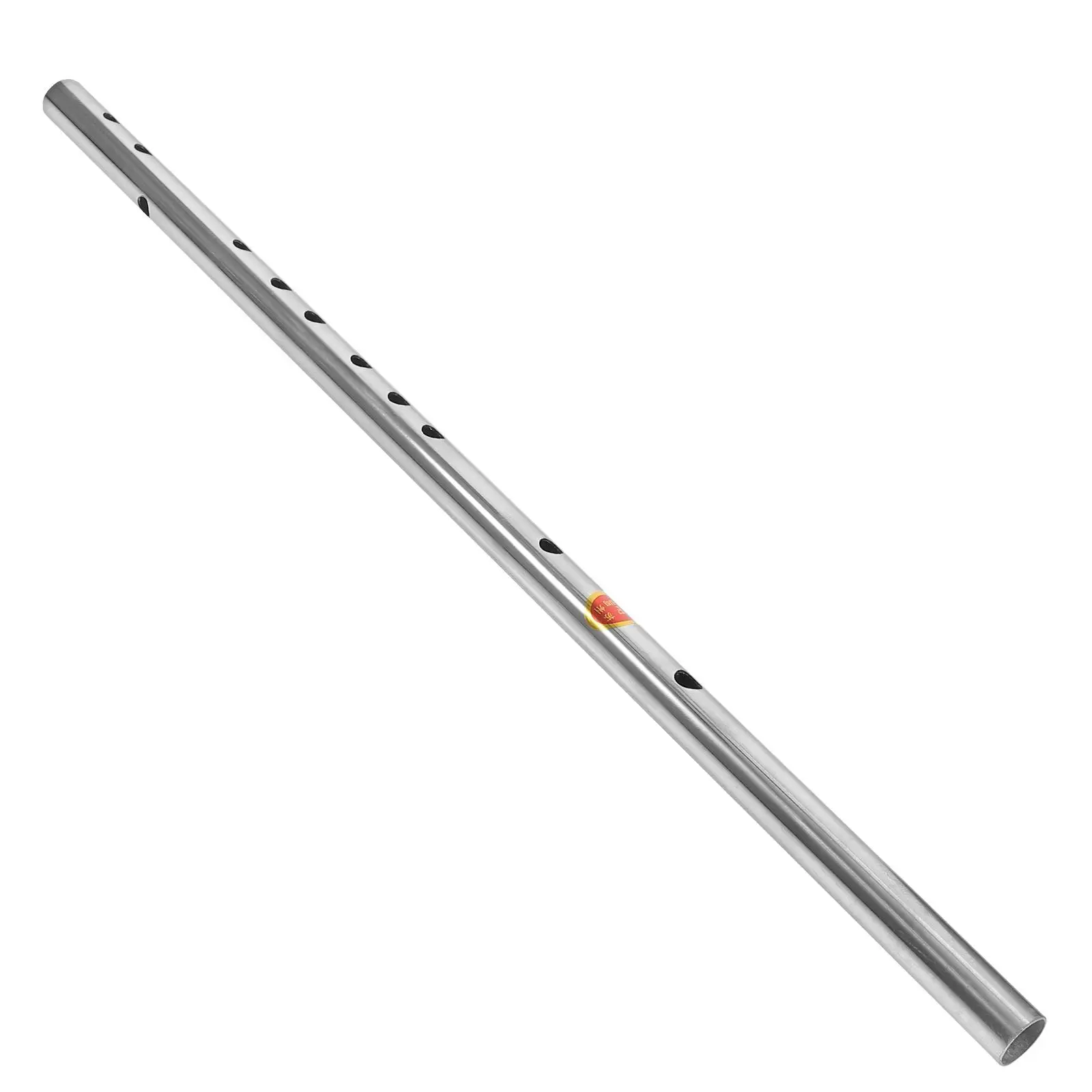 

Stainless Steel Flute Durable Lightweight Accurate Tone Professional Sound Portable Beginner Student Chinese Instrument