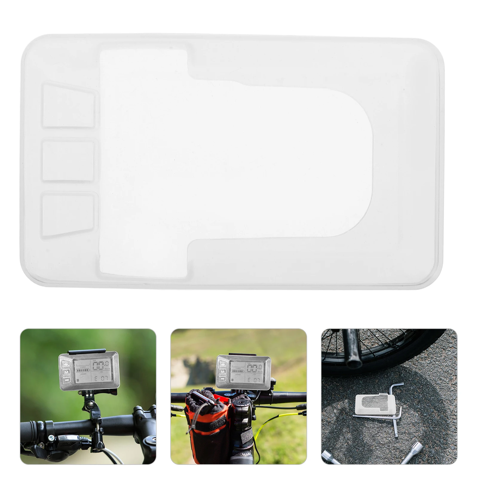 

High-Transparency Electric Bike Monitor Cover Silicone Waterproof Dustproof Display Protector For E-Bike Lcd Screen Rainproof