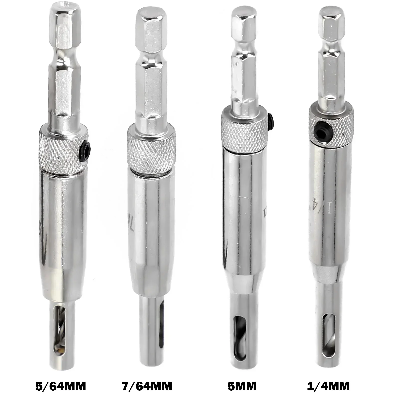 Hinge Drill Bit With Hex Wrench L-Type Wrench Self Centering Hinge Tapper Core Drill Bit Woodwork Power Tools Accessories