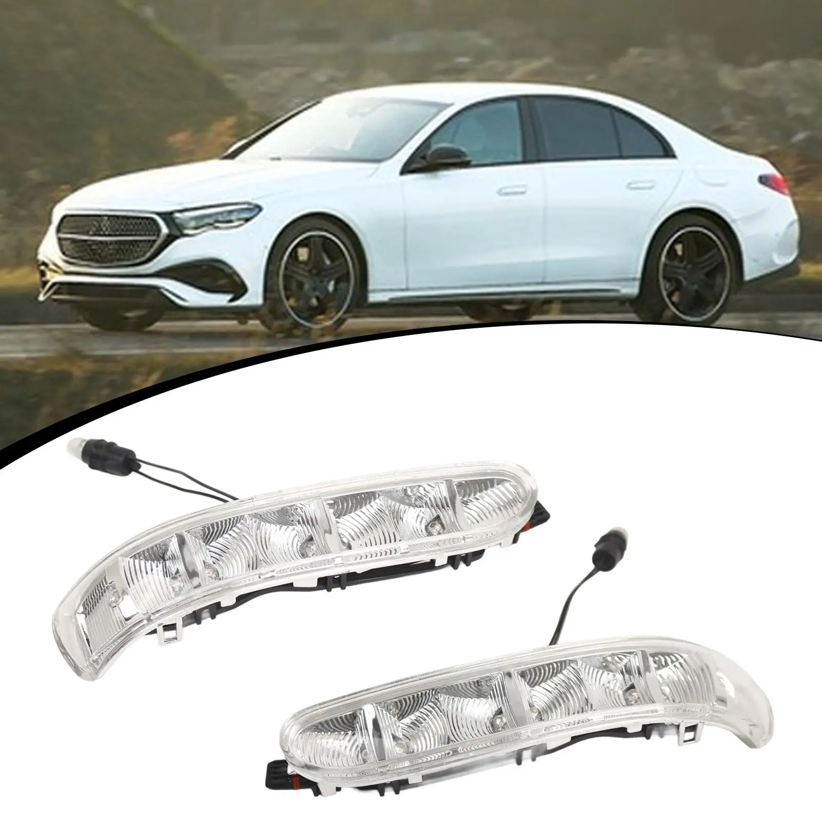 

Side Mirror Turn Signal Light Replaces for Mercedes-benz S350 CL500