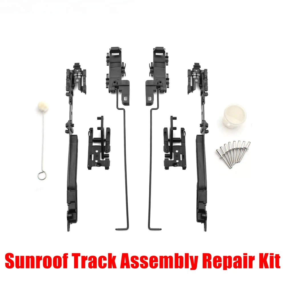 

For Ford F150 F250 F350 F450 Expedition 00-14 For Navigator 00-17 For Lincoln Mark LT 06-08 Sunroof Track Assembly Repair Kit