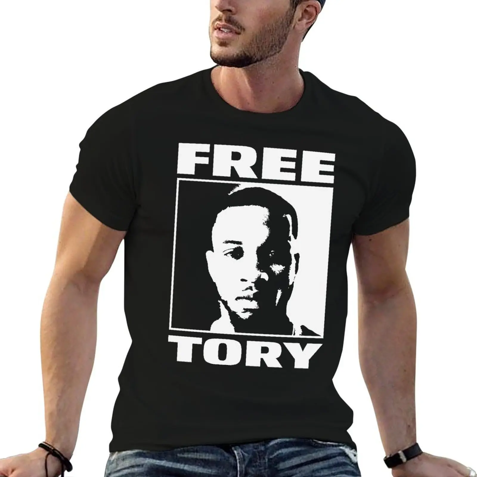 

Tory Lanez Merch Free Tory T-Shirt man t shirt heavy cotton g man t shirts for men T-Shirt