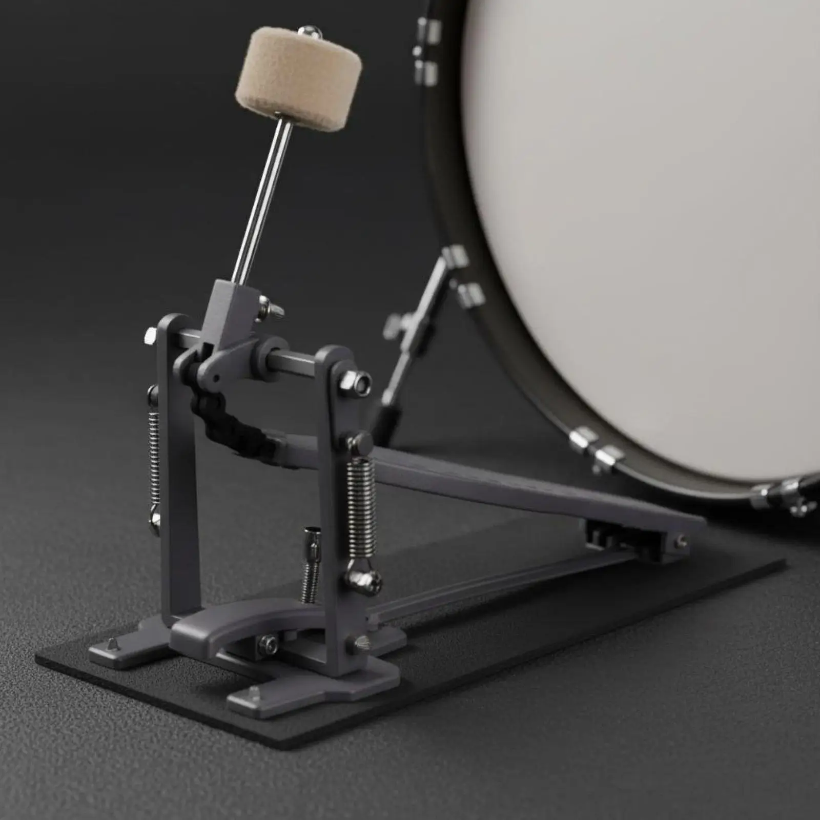 Drum Pedal Adjustable Tension Smooth Chain Drive for Beginners