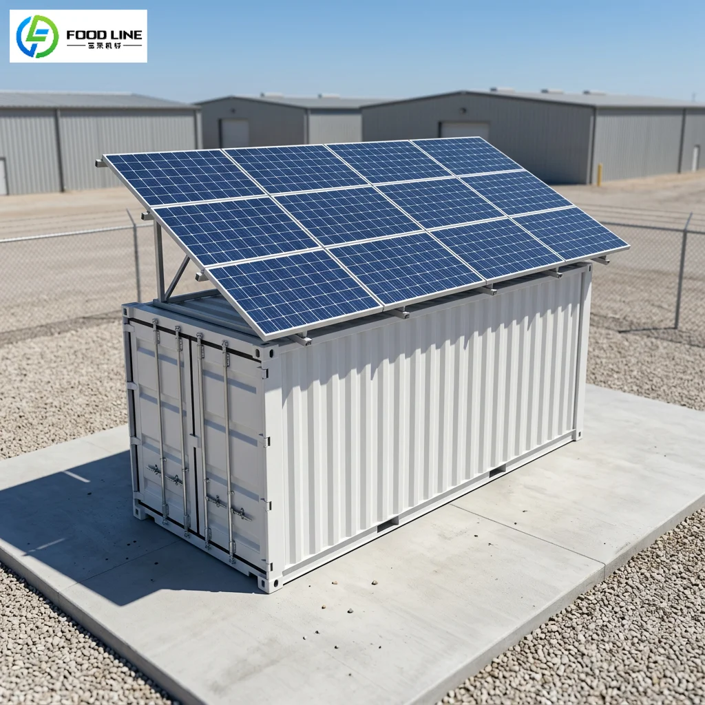 FOODLINE Solar Powered Refrigerated Container Off-grid Battery Storage Keep Seafood Fresh Long Distance Transport