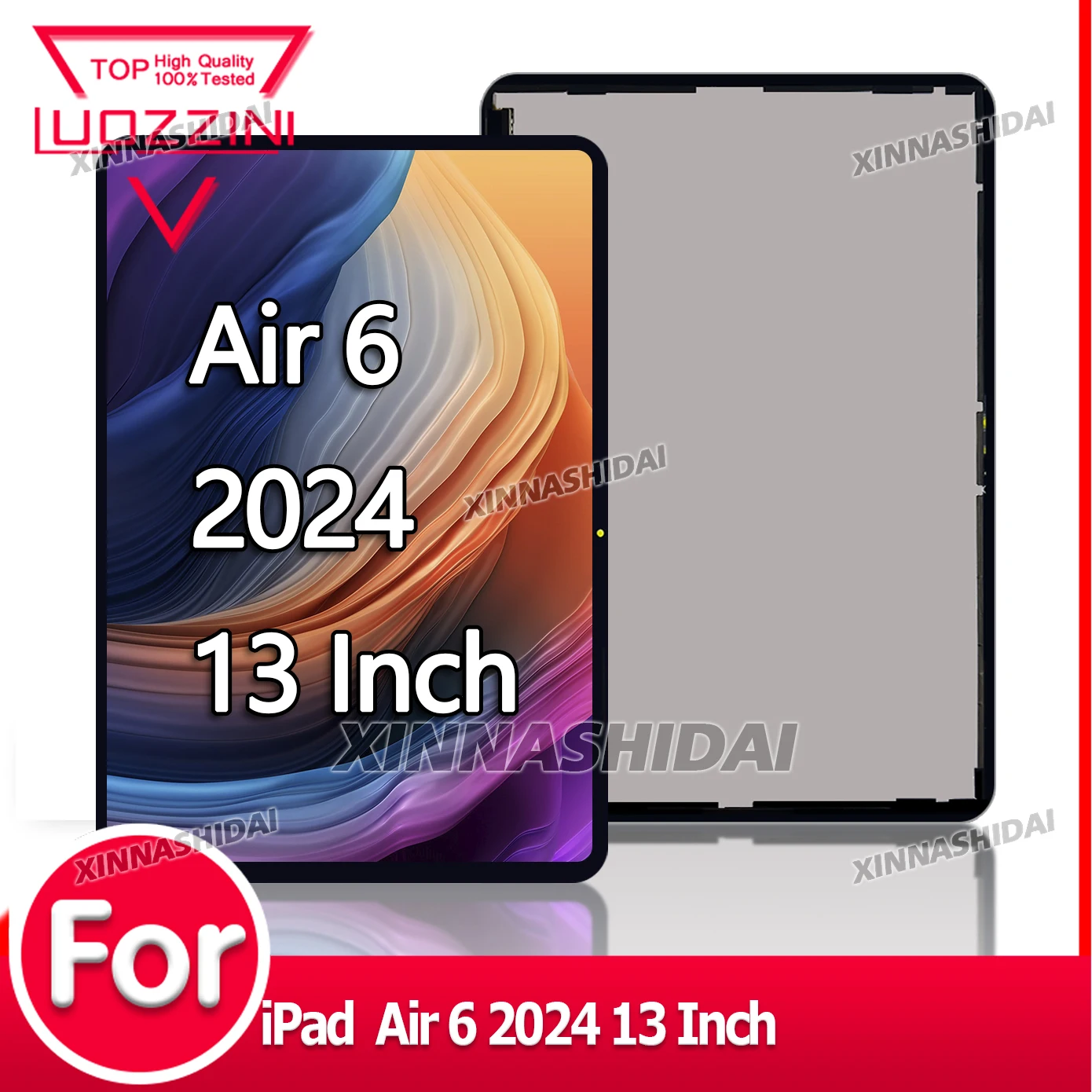 

НОВЫЙ 13-дюймовый дисплей Gen A2900 для iPad Air 2024 Air 6 2024, 6-й ЖК-дисплей с дигитайзером сенсорного экрана, стекло, полная сборка, ремонтные детали