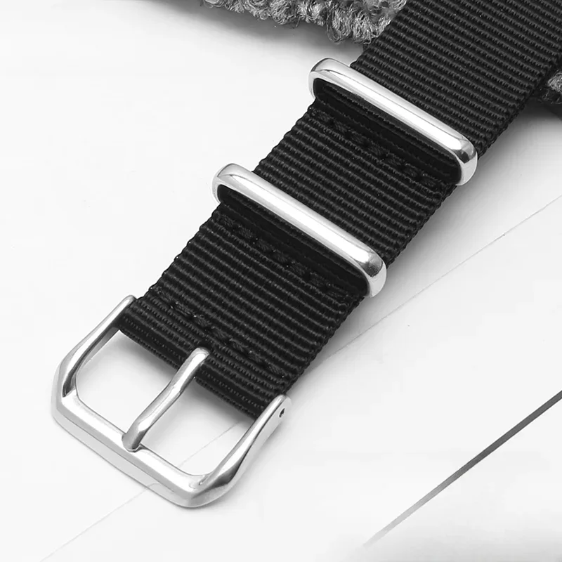 สายนาฬิกาข้อมือไนล่อนทนทานอเนกประสงค์สำหรับ Seiko Omega Timex Luminox ผู้ชายแฟชั่นสำหรับผู้หญิงกีฬากันน้ำ16 18 19 20 22 23 24มม. ข้อมือ