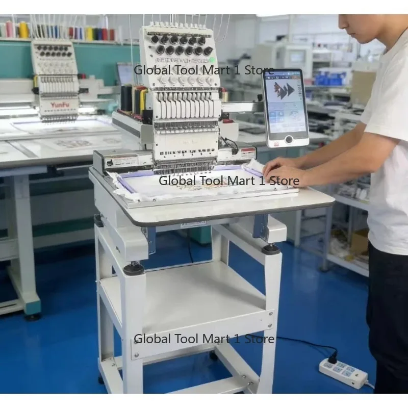 Dah-ao A15 Dig-ital Embro-idery Mac-hine 1200 RPM High Acc-uracy Cap T-shirt Home Use