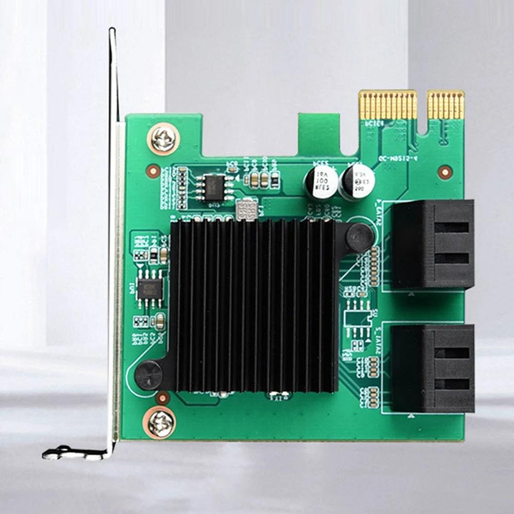 A34M-2Pcs Pcie-SATA 3.0 확장 카드 Pci-E-4포트 SATA 3.0 어댑터 Sata 확장 카드 SATA 3.0 어댑터