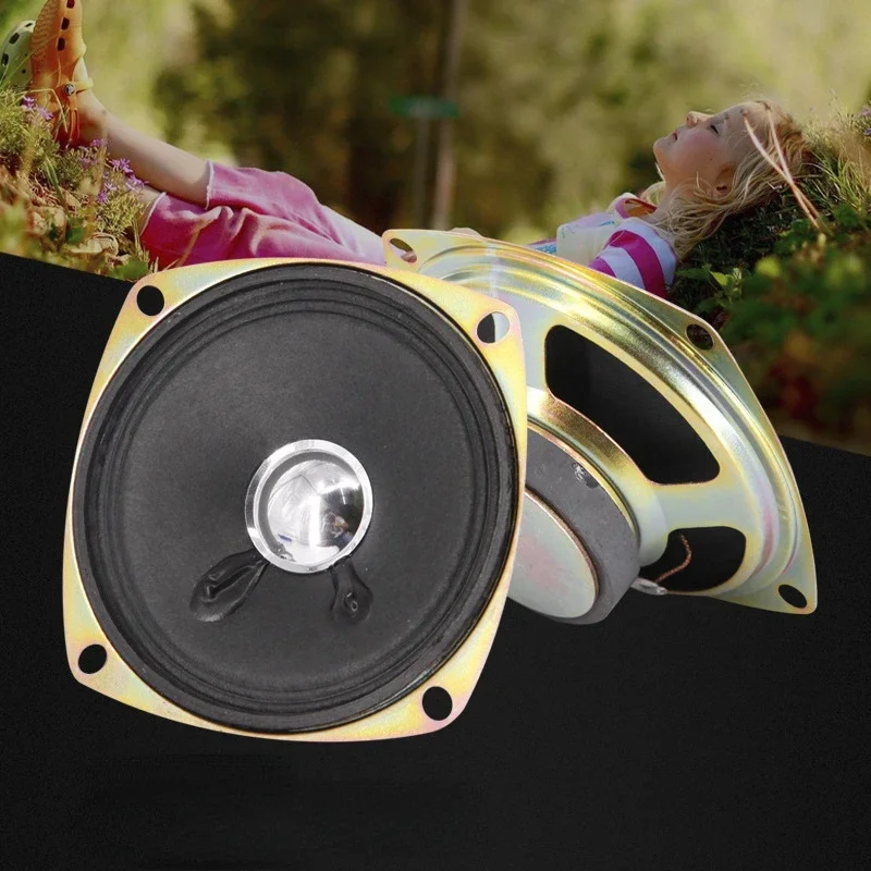 3-дюймовые полнодиапазонные портативные аудиоколонки, 4 Ом, 5 Вт, громкоговоритель, белый конус, мультимедийный динамик «сделай сам», BT, домашний кинотеатр, DVD