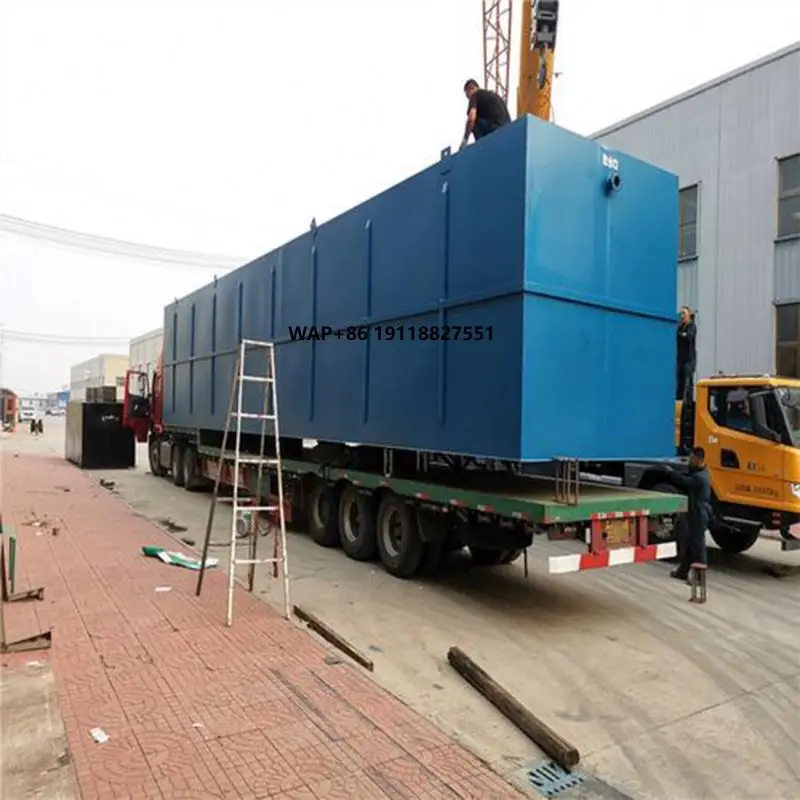 Integrated domestic sewage engineering treatment equipment pump motor PLC-water filter parts focus on environmental protection