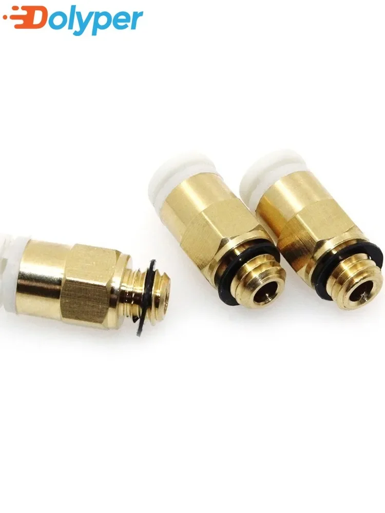 3/6/9pcs 3D Printer Parts Pneumatic Fittings Joint KJH04-M6 SMC Connector Quick Coupler for Creality Anycubic Cr10 Ender3 series