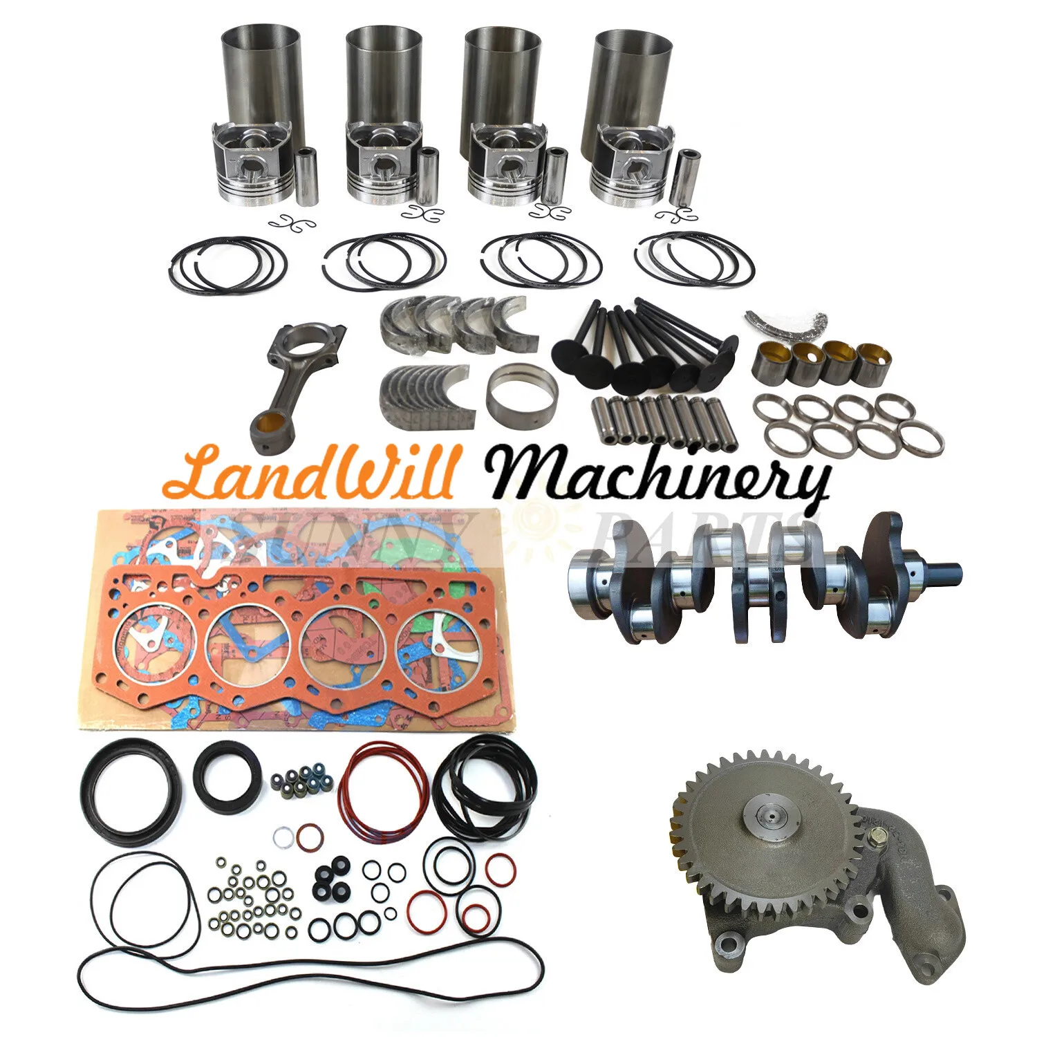 4D105-5 Overhaul Rebuild Kit Fits For Komatsu Engine