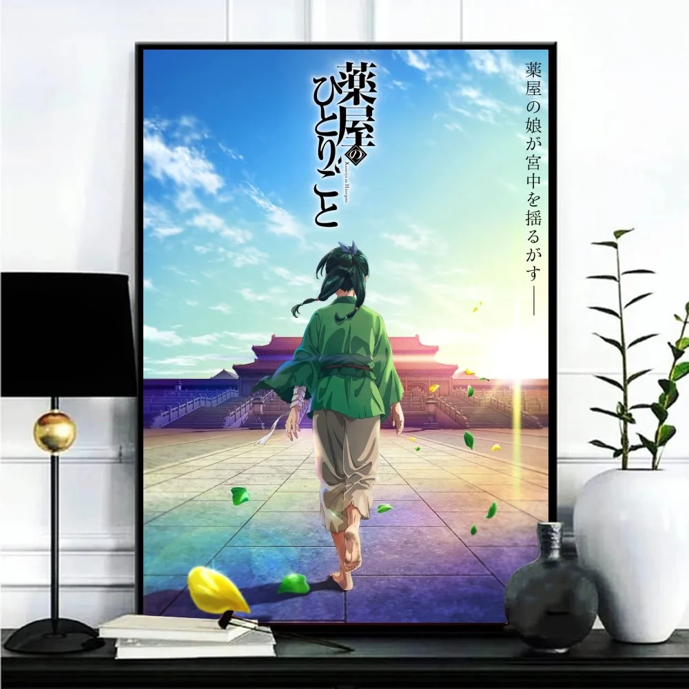 Kusuriya no Hitorigoto Anime Poster Gallery Prints Self Adhesive  Home Decor Decoration Wall Decals Living Room Sticker