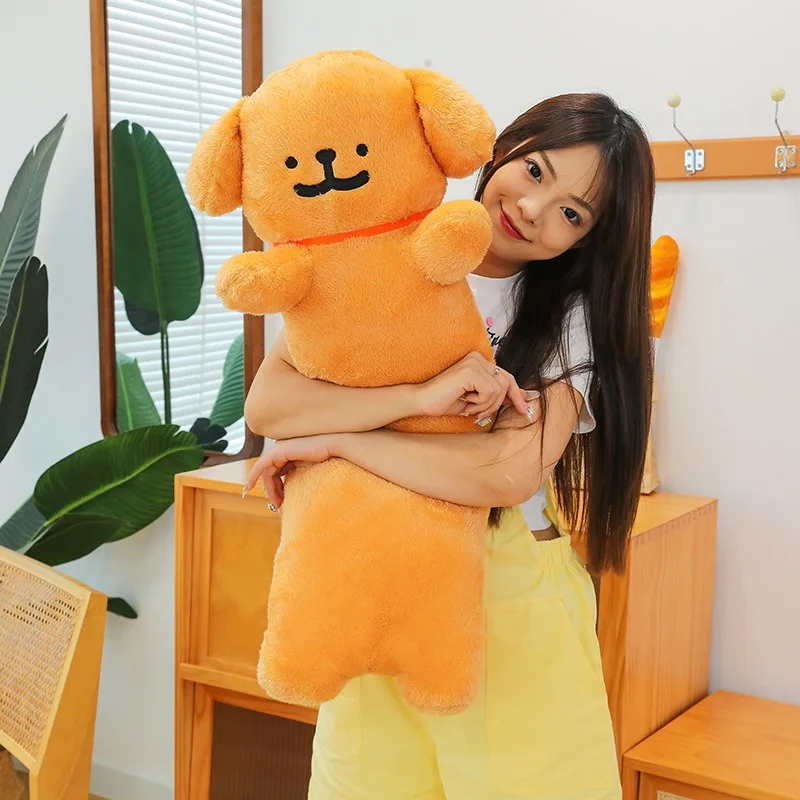 100cm Kawaii Plush Toy Cute Line Dog Stuffed Doll Long Pillow Cushion Kids Birthday Gift for Children Factory Wholesale Export