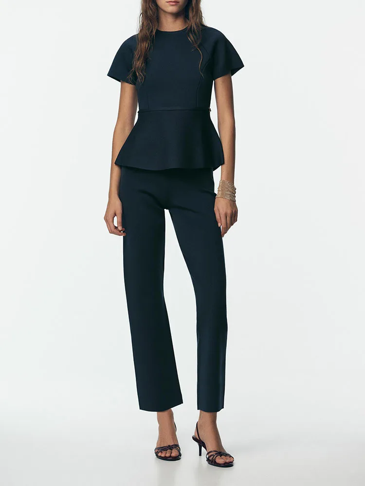 

Новое поступление, женские зимние прямые брюки, 2025 г., модные повседневные брюки для женщин, дизайн прямого кроя