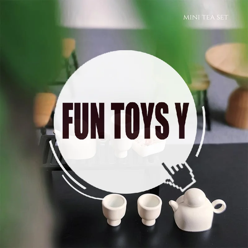 1/12 인형집 시뮬레이션 티포트 찻잔 키트 인형집 미니어처 주방 장식 장난감 인형 집 미니어처 사진 소품
