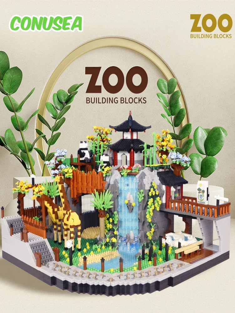 4800 stuks bouwsteen dierentuin micro bouwstenen blokken diamant plastic model woondecoratie architectuur verjaardagscadeautjes kinderen - afbeelding 2