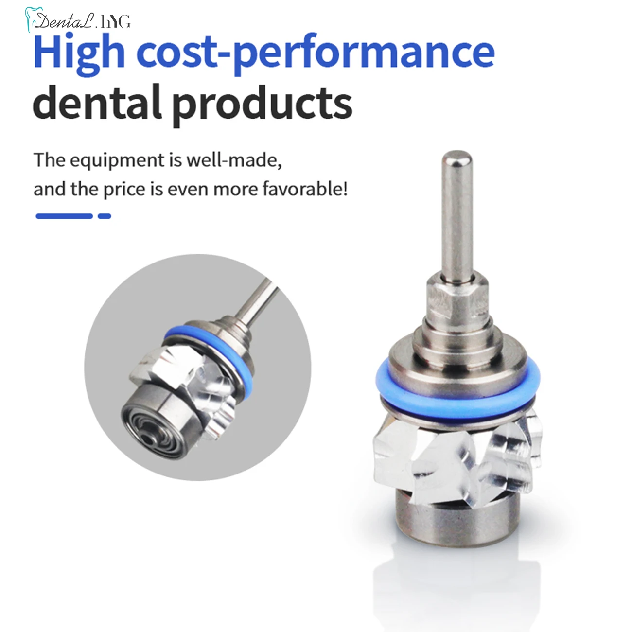 Dental Handpiece Turbine Rotor Great High Speed Device Cartridge Accessory Standard Wrench Push Button Torque Bearing