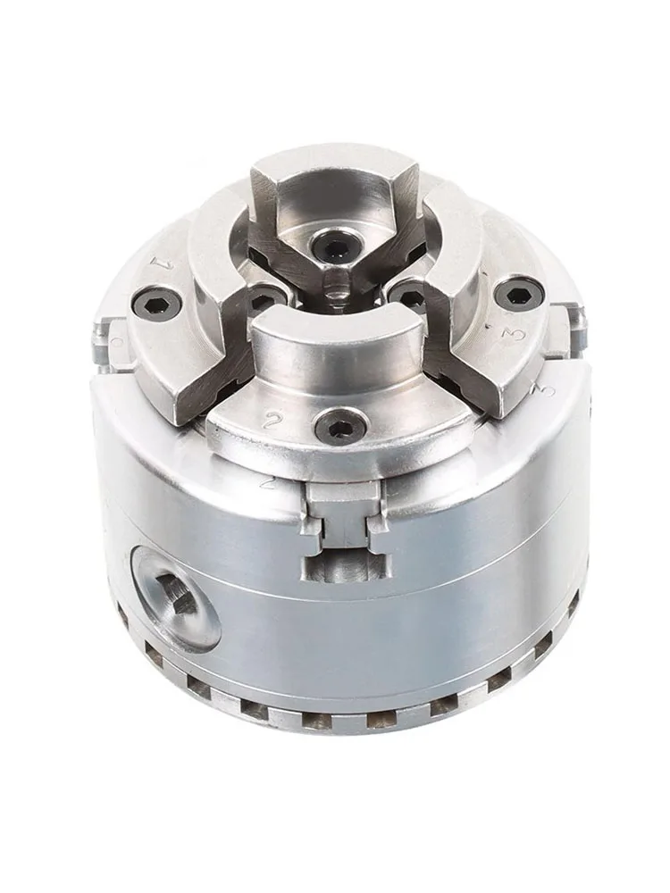 Woodworking Lathe Scroll Chuck Kit Four Jaw Custom 4-inch 100mm Thread M33 * 3.5 Clamping 8-60mm