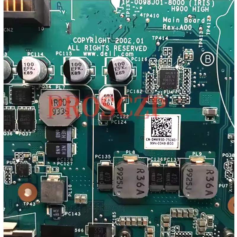 

CN-0205RN для Dell Studio 1485, материнская плата для ноутбука 205RN 0205RN H902, основная плата HM55 DDR3, дискретная графика