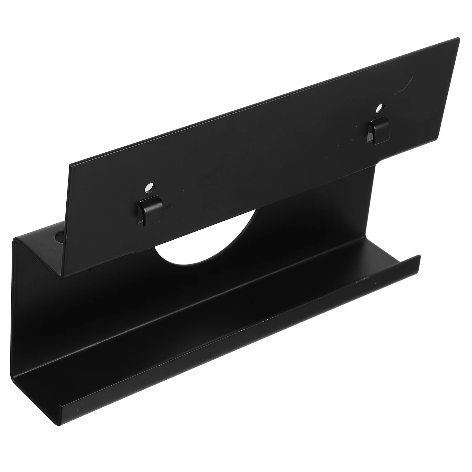 

Black Angle Grinder Holder Rack Tool Shelf Wall Mount Storage Workshop Organizer Durability Modern Design Spacesaving