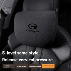 Car Neck Pillow Seat Headrest Lumbar Support Pillow Spine Protect For trumpchi gs3 gs4 gs8 Trumpchi GAC Ga4 Ga5 Ga6 Ga8 M6 M8