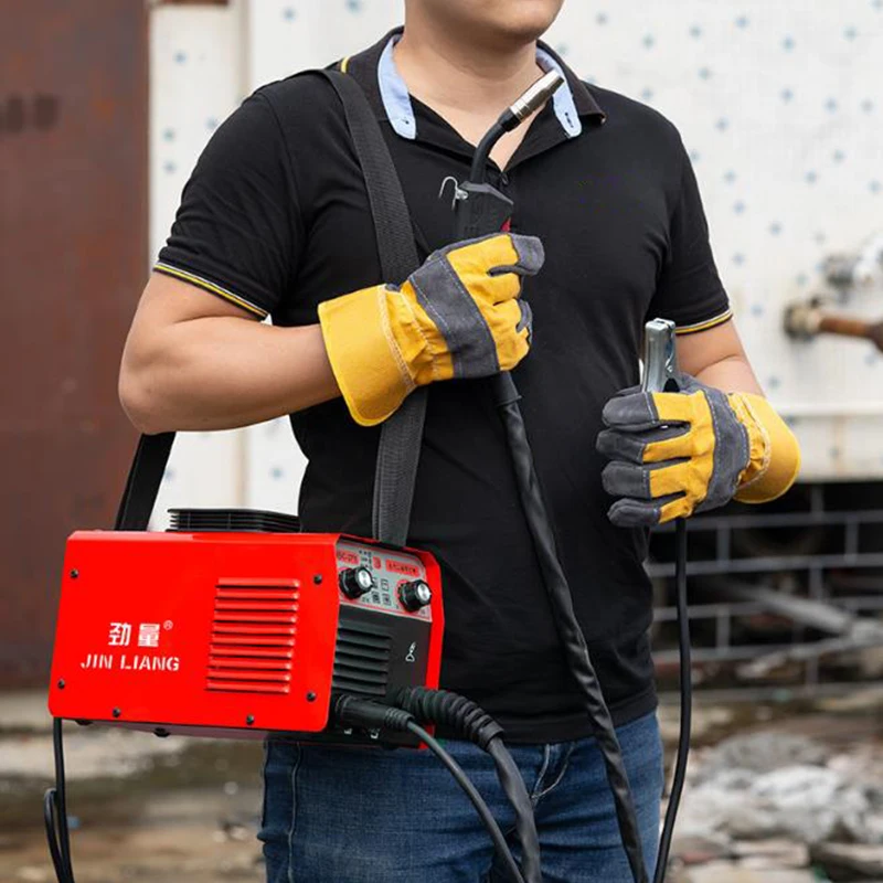 ماكينة لحام شبه أوتوماتيكية ممتازة 220 فولت اثنين في واحد ثاني أكسيد الكربون بدون هواء ماكينة لحام كهربائية ذاتية الحماية 2025