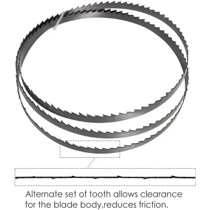 2pcs Bandsaw Blades 1712mm Band Saw Blade 1712 6.35 0.35 mm 6 TPI for Metabo BAS250 Nutool Skip Draper Clark Woodworking